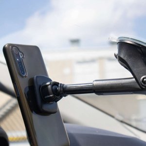 Uchwyt samochodowy Uniwersalny magnetyczny ML-128 teleskopowy do telefonu na szybę Black 9