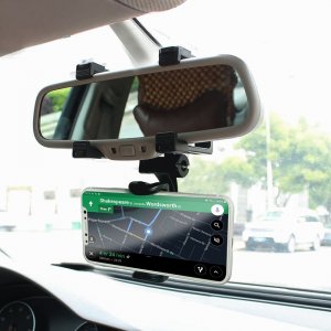 Retoo UCHWYT SAMOCHODOWY NA TELEFON LUSTERKO WSTECZNE 4