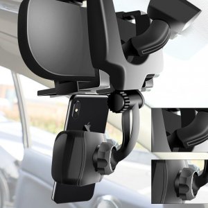 Retoo UCHWYT SAMOCHODOWY NA TELEFON LUSTERKO WSTECZNE 6