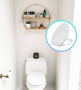 Deska sedesowa Retoo TWARDA DESKA SEDESOWA KLAPA WC WOLNOOPADAJĄCA 9