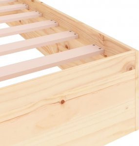 vidaXL vidaXL Rama łóżka, lite drewno, 150x200 cm, King Size 7