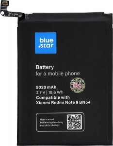 Bateria Blue Star Bateria do Xiaomi Redmi Note 9 (BN54) 5020 mAh Li-Ion Blue Star 1