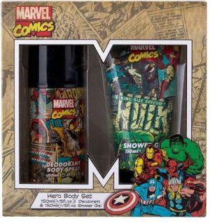 Marvel Comics Hero Zestaw Deodorant 150 ml + Żel pod prysznic 150 ml 1
