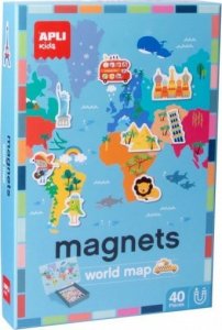 Apli Kids Magnetyczna układanka Apli Kids - Mapa świata 1