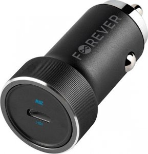 Ładowarka Forever Forever ładowarka samochodowa PD3.0 CC-06 1x USB-C 20W czarna 3