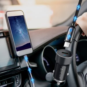 Ładowarka Forever Forever ładowarka samochodowa PD3.0 CC-06 1x USB-C 20W czarna 5