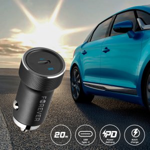 Ładowarka Forever Forever ładowarka samochodowa PD3.0 CC-06 1x USB-C 20W czarna 6
