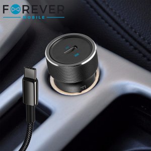 Ładowarka Forever Forever ładowarka samochodowa PD3.0 CC-06 1x USB-C 20W czarna 7