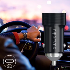 Ładowarka Forever Forever ładowarka samochodowa PD3.0 CC-06 1x USB-C 20W czarna 9