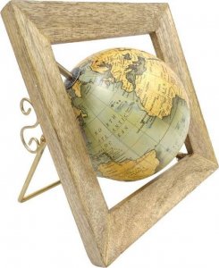 Upominkarnia Globus dekoracyjny w drewnianej ramce GLB-40 1