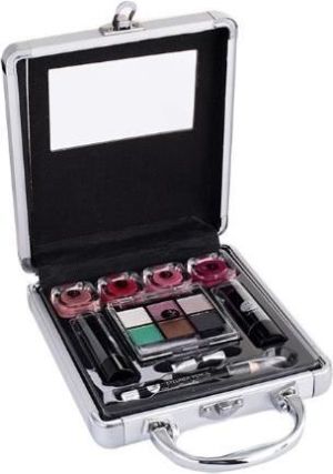 2K Beauty Basic Train Case Zestaw kosmetyków Complete Makeup Palette 1