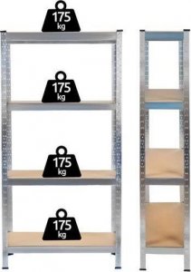 Malatec Regał magazynowy 150x75x30 3