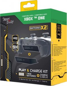 SteelPlay Zestaw Play&Charge SteelPlay do Xbox One 1