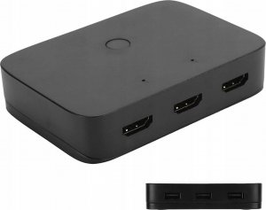 Przełącznik Pawonik PRZEŁĄCZNIK KVM HDMI 2X1 SWITCH 3XUSB +2 KABL HDMI 6