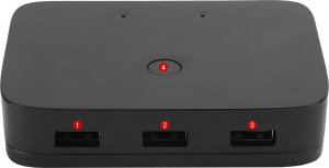 Przełącznik Pawonik PRZEŁĄCZNIK KVM HDMI 2X1 SWITCH 3XUSB +2 KABL HDMI 7