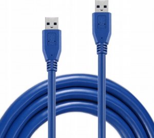 Kabel USB Pawonik USB-A - USB-A 1 m Biały (232) 3