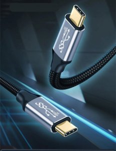 Kabel USB Pawonik USB-C - USB-C 1 m Biały 3