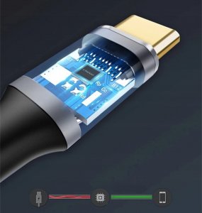 Kabel USB Pawonik USB-C - USB-C 2 m Biały (256) 4