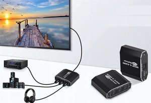 Pawonik AUDIO SPLITTER 1X3 SPDIF TOSLINK ROZDZIEL OPTYCZNY 9