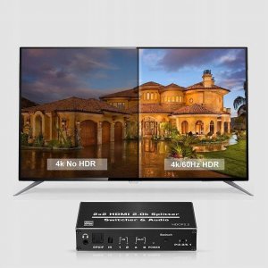 Pawonik MATRIX HDMI 2.0 2X2 SWITCH SPLITER DOLBY ATMOS 7.1 3