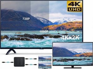 Pawonik SPLITTER HDMI 2.0 1X2 ROZDZIELACZ ULTRAHD HDCP 2.2 3