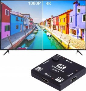 Pawonik SWITCH 3X1 HDMI 2.0 PRZEŁĄCZNIK ROZDZIELACZ 4K60HZ 9