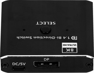 Pawonik Displayport 2x1 Splitter 1x2 Rozdzielacz 8K 11