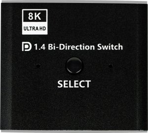 Pawonik Displayport 2x1 Splitter 1x2 Rozdzielacz 8K 9