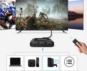 Pawonik SWITCH HDMI 2.0B 3X1 ROZDZIELACZ 4K/60 HZ HDCP 2.2 4