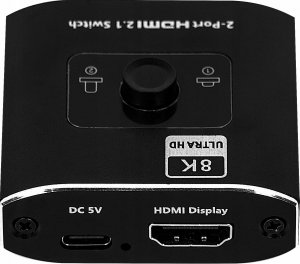 Pawonik Switch HDMI 2.1 2X1 Splitter 1x2 8K@60HZ 4K@120HZ 4