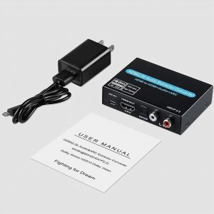 System przekazu sygnału AV Pawonik EKSTRAKTOR HDMI 2.0 TOSLINK KONWERTER ARC 5.1 HDCP 2