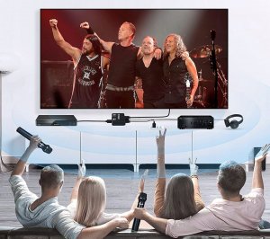 System przekazu sygnału AV Pawonik EKSTRAKTOR HDMI 2.0 TOSLINK KONWERTER ARC HDCP 4K 5