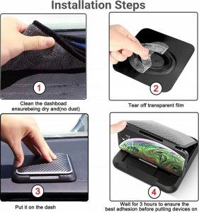 Pawonik UCHWYT SAMOCHODOWY NA TELEFON NA KOKPIT DESKĘ AUTA 10