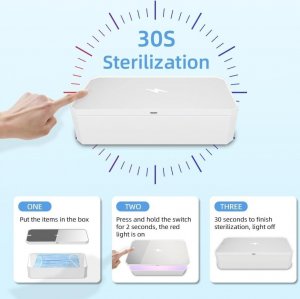 Pawonik ŁADOWARKA BEZPRZEWODOWA STERYLIZATOR UV + LUSTERKO 9