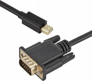 Kabel Pawonik DisplayPort Mini - D-Sub (VGA) 1.8m czarny 4