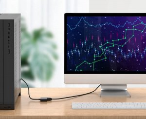 Adapter AV Pawonik ADAPTER KONWERTER VGA D-SUB DO HDMI + VGA + AUDIO 9