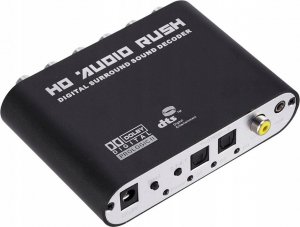 Adapter AV Pawonik Toslink - RCA (Cinch) x2 czarny (244) 2