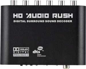 Adapter AV Pawonik Toslink - RCA (Cinch) x2 czarny (244) 4