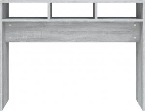 vidaXL Stolik konsolowy, szary dąb sonoma, 105x30x80 cm 5