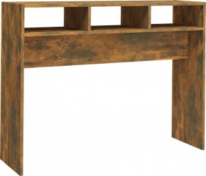vidaXL Stolik konsolowy, przydymiony dąb, 105x30x80 cm 2