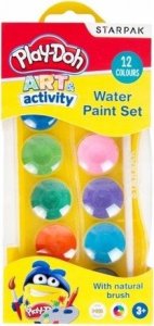 Starpak Farby akwarelowe 12 kolorów z pędzelkiem Play-Doh 1