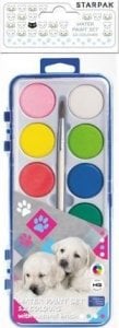 Prima Art Farby akwarelowe z pędzelkiem 12 kolorów Doggy 1