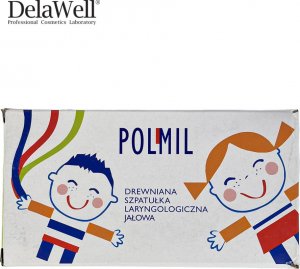Polmil Szpatułka drewniana 100 szt. 1