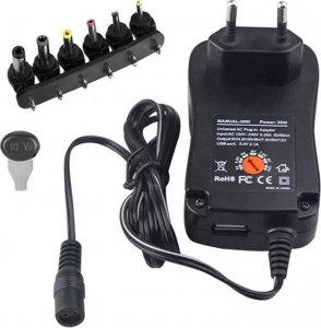 Zasilacz do laptopa Aptel 30 W, Wiele wtyczek, 1.2 A, 12 V (PLP52A) 3