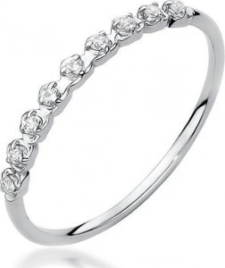 Best Diamonds złoty pierścionek z brylantem 0.045ct 15 1