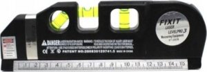 Kraft&Dele POZIOMICA LASEROWA LED Z MIARĄ 250 cm +BATERIE PRO 1