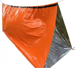 NAMIOT RATUNKOWY NRC utrzymujący ciepło 210x90cm pomarańczowy AG404C 3