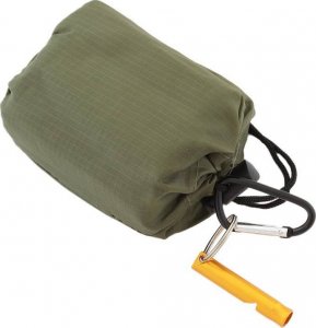 Aptel ROZKŁADANY ŚPIWÓR RATUNKOWY 200x90cm zielony AG404D 4