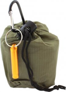 Aptel ROZKŁADANY ŚPIWÓR RATUNKOWY 200x90cm zielony AG404D 5