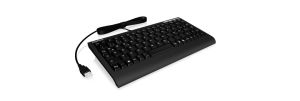 Klawiatura Keysonic Mini Przewodowa Czarna US (ACK-595C+) 2
